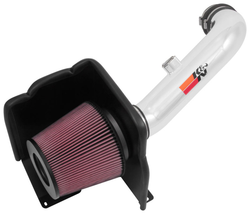 Chevrolet Silverado 3500HD Performance Air Intake - K&N Engineering - Cold Air Intake, Mandrel-bent aluminum tube - `17-`19